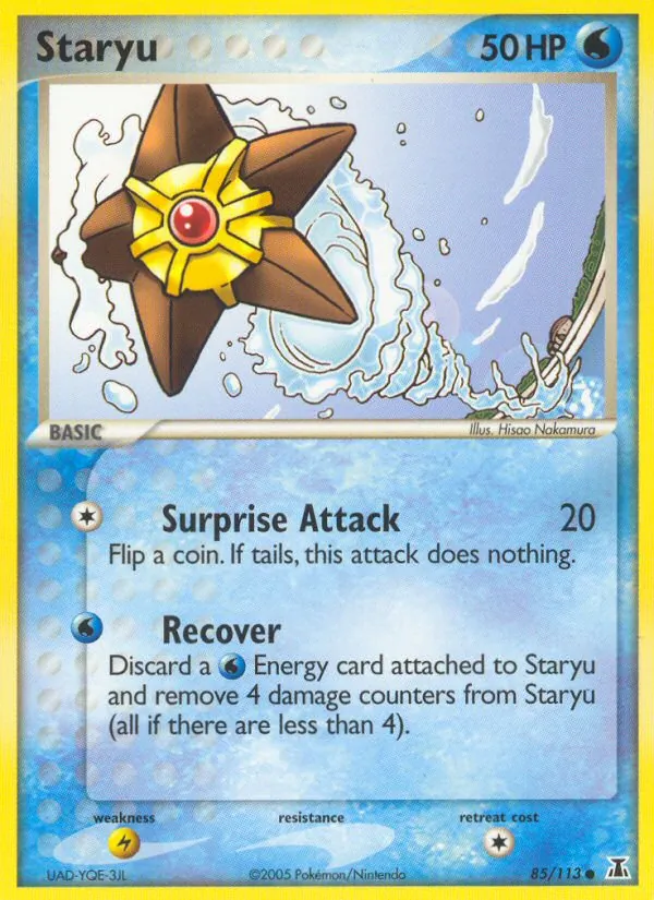 Staryu #85 – Delta Species card