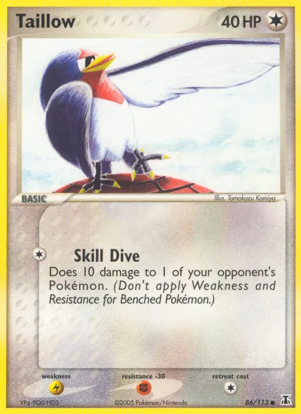 Taillow #86 – Delta Species card