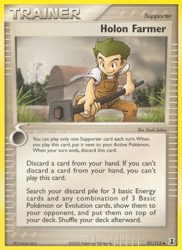 Holon Farmer #91 – Delta Species card