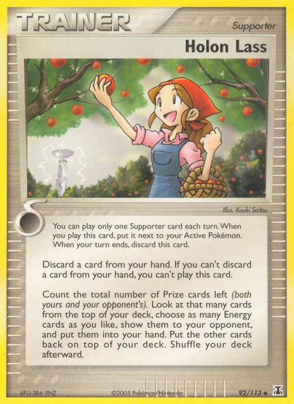 Holon Lass #92 – Delta Species card