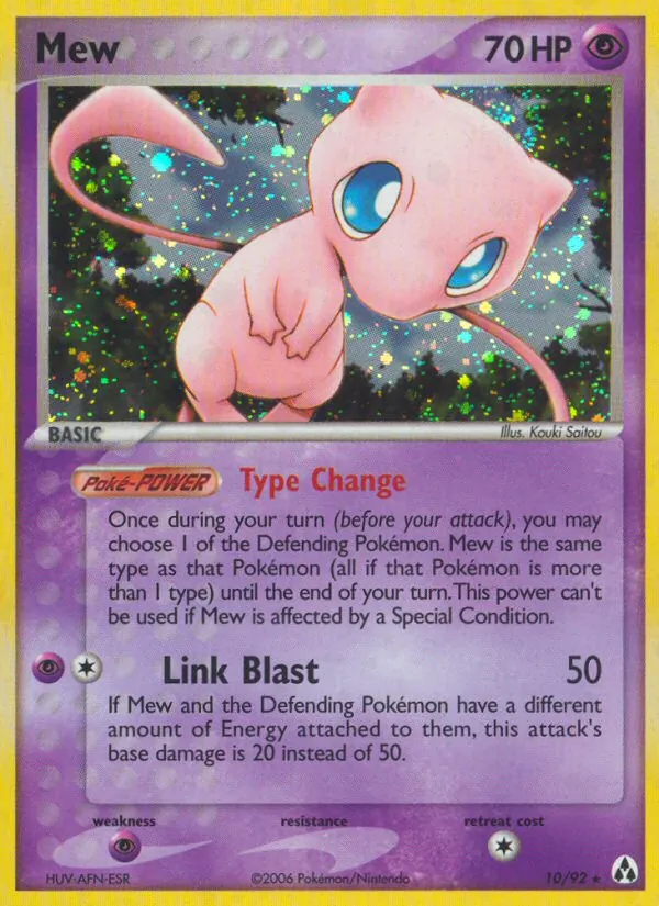 Mew #10 – Legend Maker card