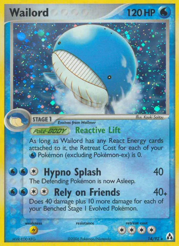 Wailord #14 – Legend Maker card