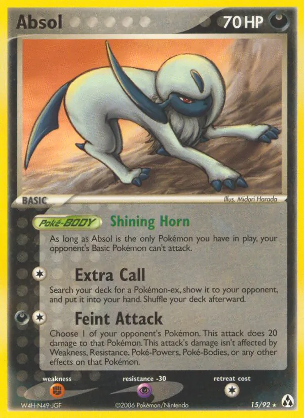 Absol #15 – Legend Maker card