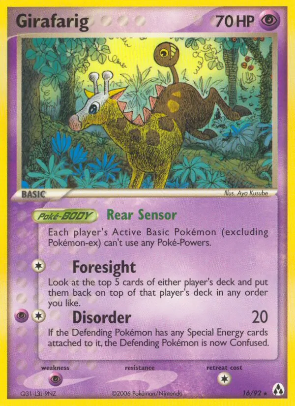 Girafarig #16 – Legend Maker card