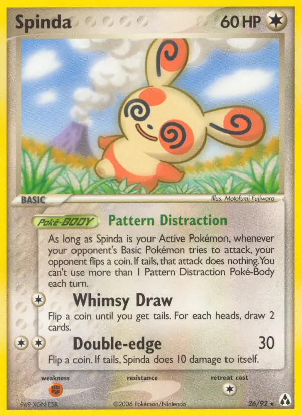 Spinda #26 – Legend Maker card