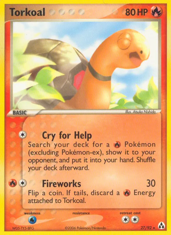Torkoal #27 – Legend Maker card