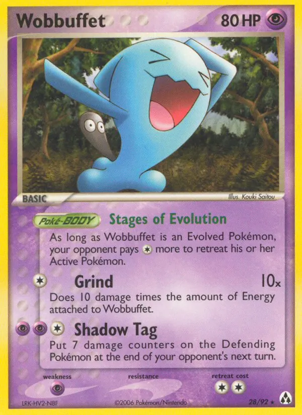 Wobbuffet #28 – Legend Maker card