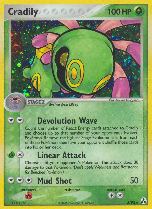 Cradily #3 – Legend Maker card