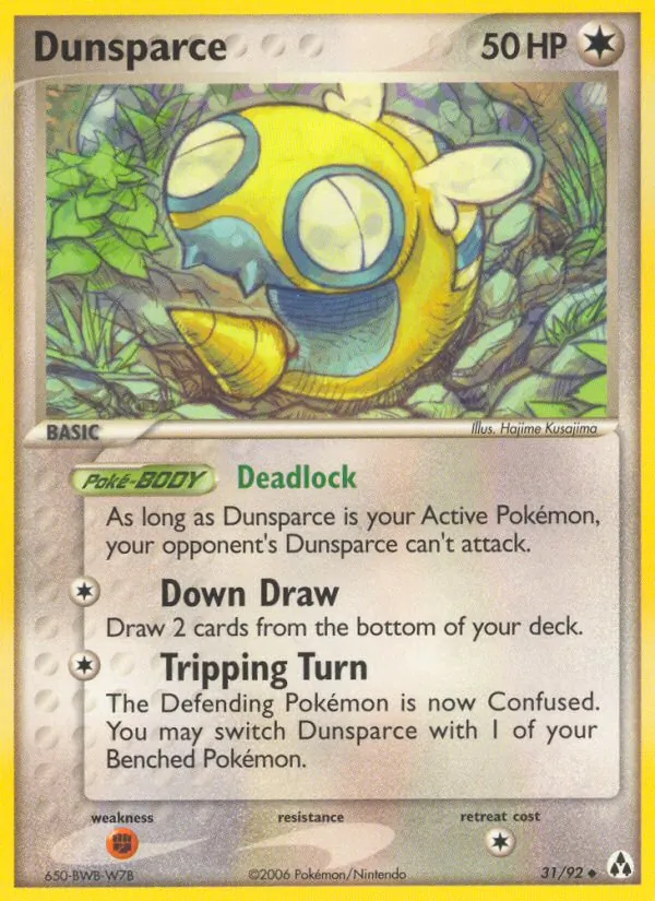 Dunsparce #31 – Legend Maker card