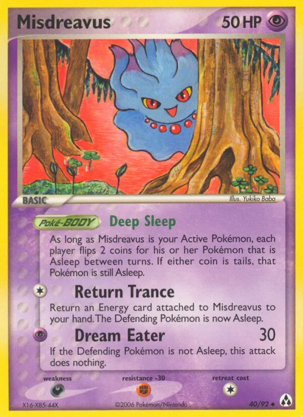 Misdreavus #40 – Legend Maker card