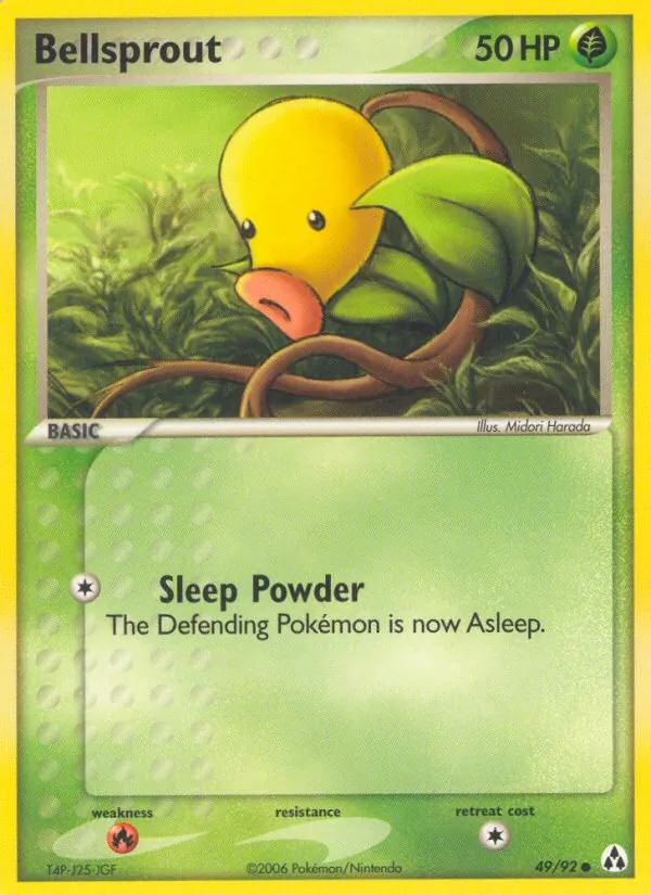 Bellsprout #49 – Legend Maker card