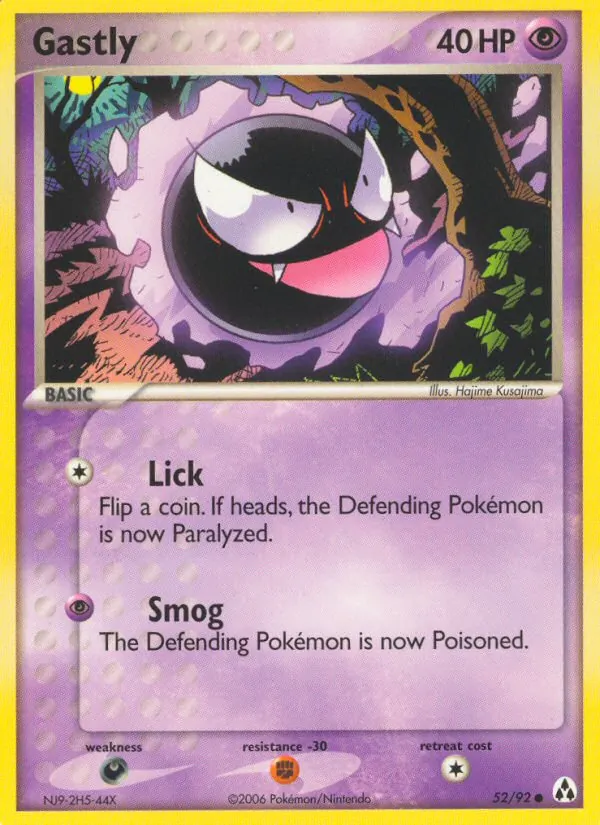 Gastly #52 – Legend Maker card