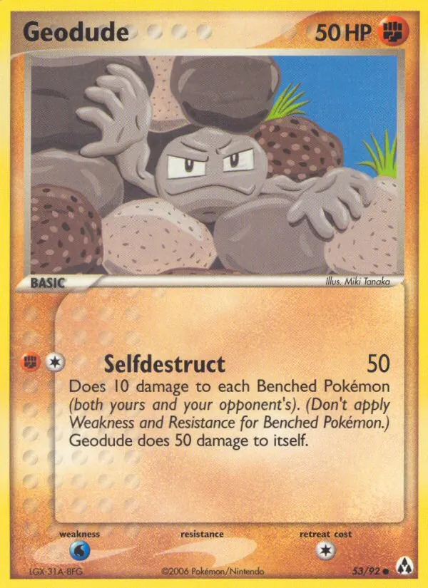 Geodude #53 – Legend Maker card