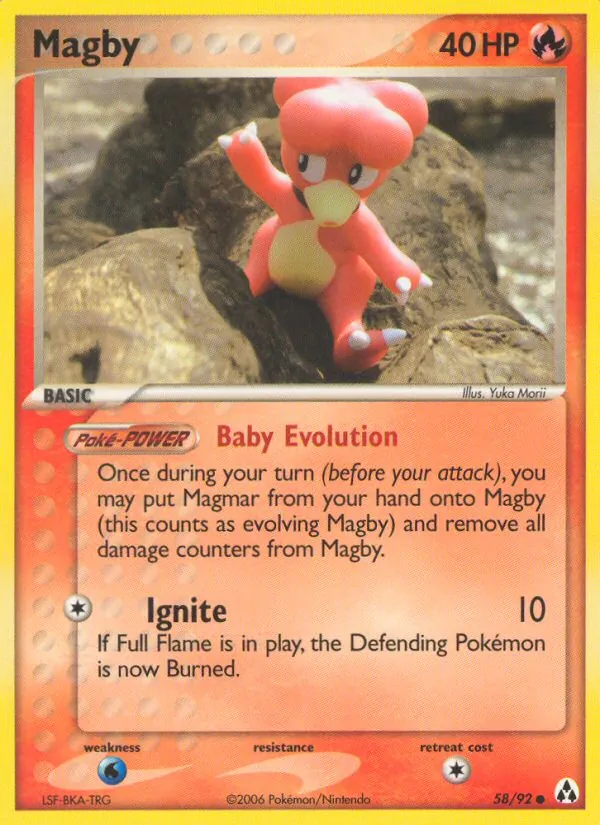 Magby #58 – Legend Maker card