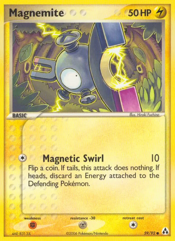 Magnemite #59 – Legend Maker card
