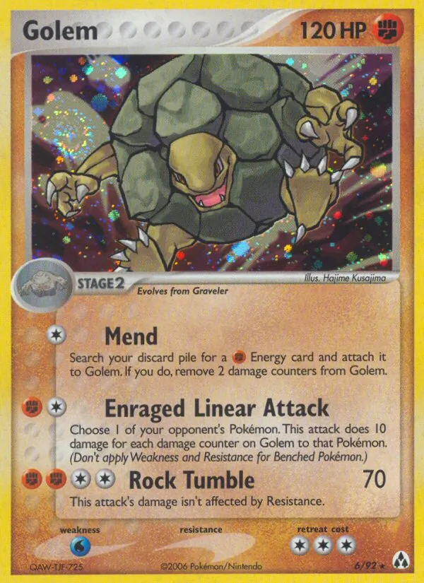 Golem #6 – Legend Maker card