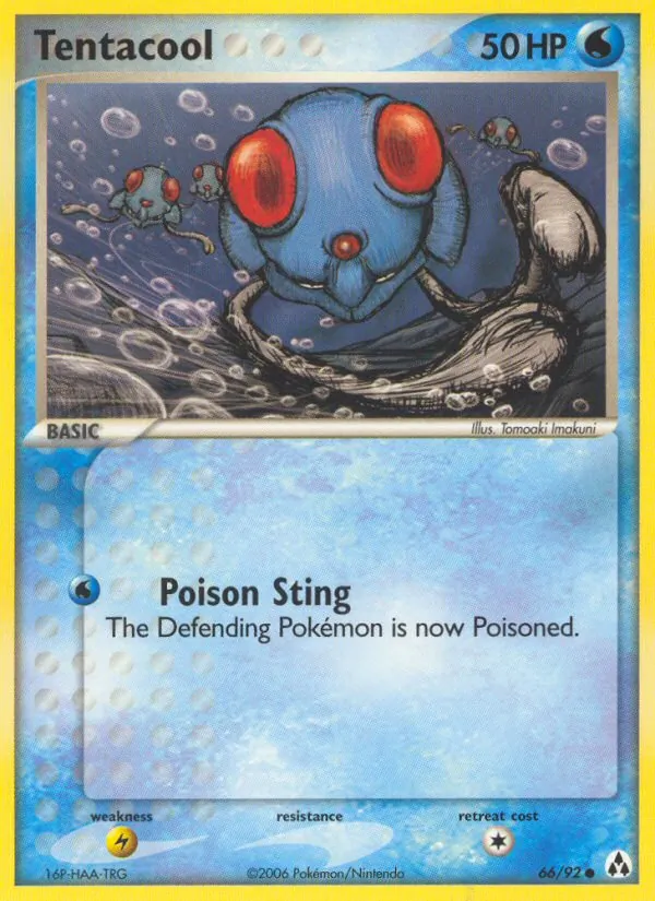 Tentacool #66 – Legend Maker card