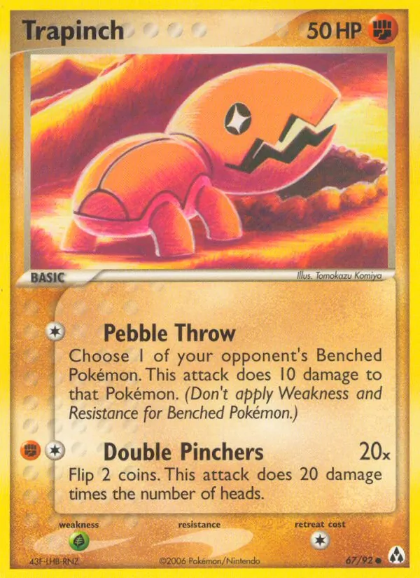 Trapinch #67 – Legend Maker card