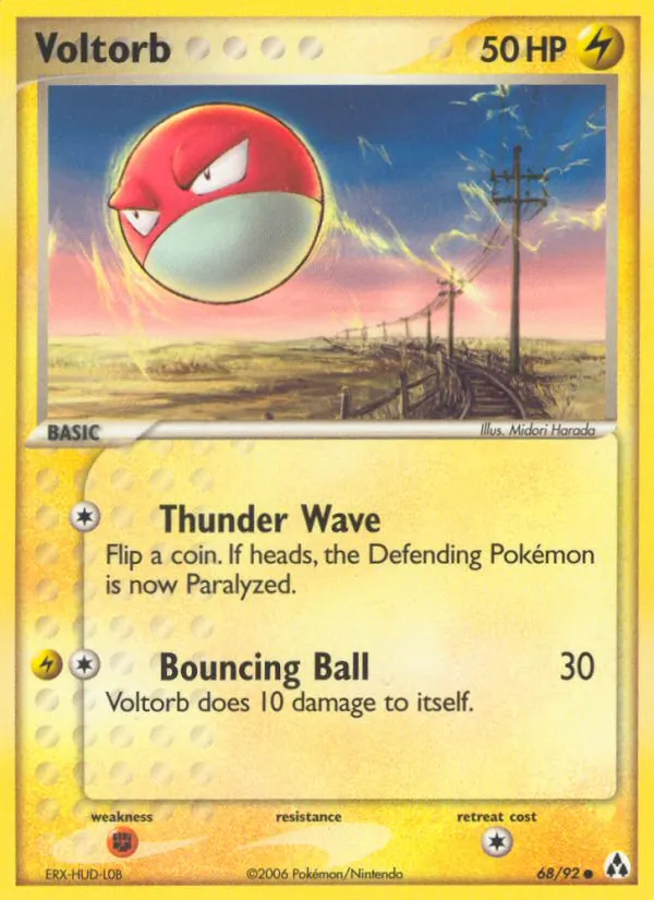 Voltorb #68 – Legend Maker card