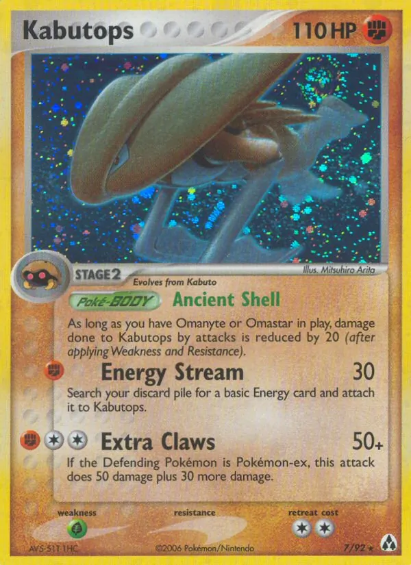 Kabutops #7 – Legend Maker card