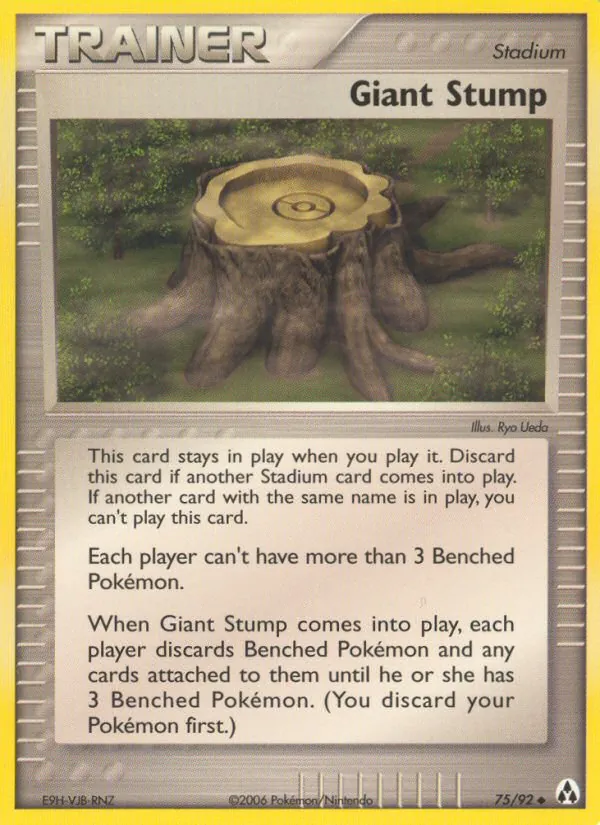 Giant Stump #75 – Legend Maker card
