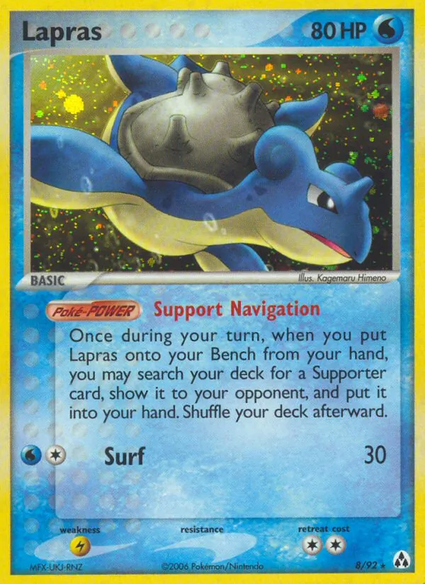 Lapras #8 – Legend Maker card