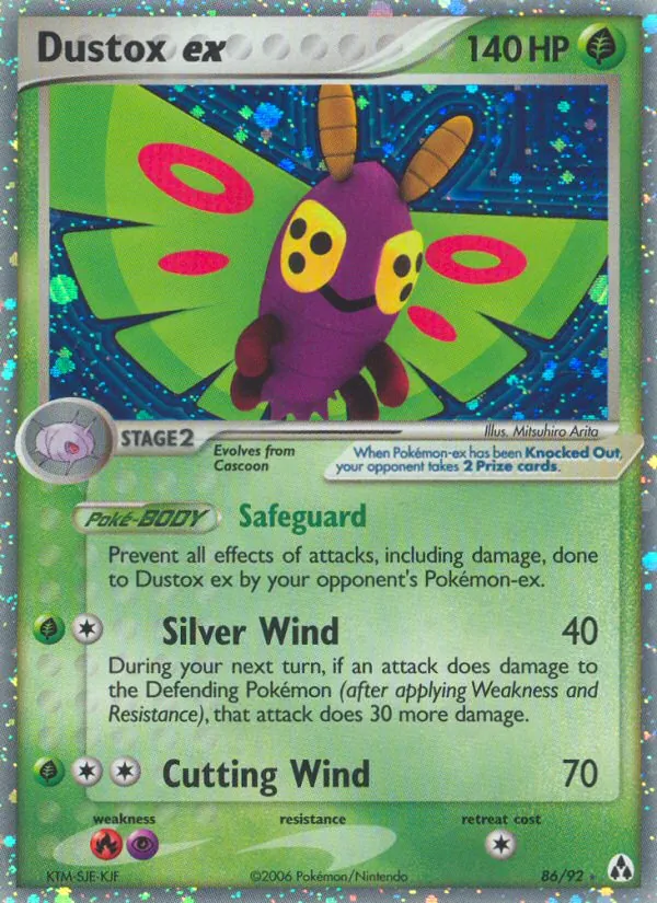 Dustox ex #86 – Legend Maker card
