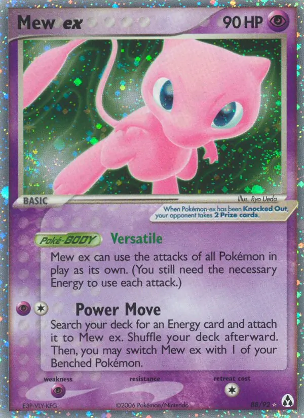Mew ex #88 – Legend Maker card