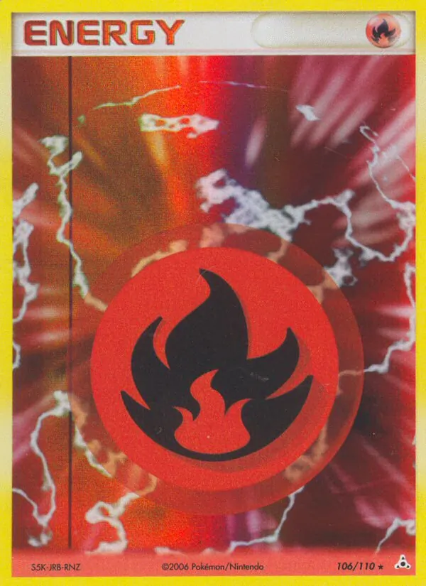 Fire Energy #106 – Holon Phantoms card