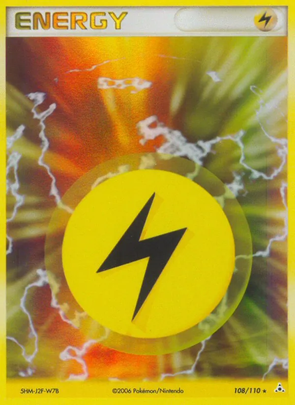 Lightning Energy #108 – Holon Phantoms card