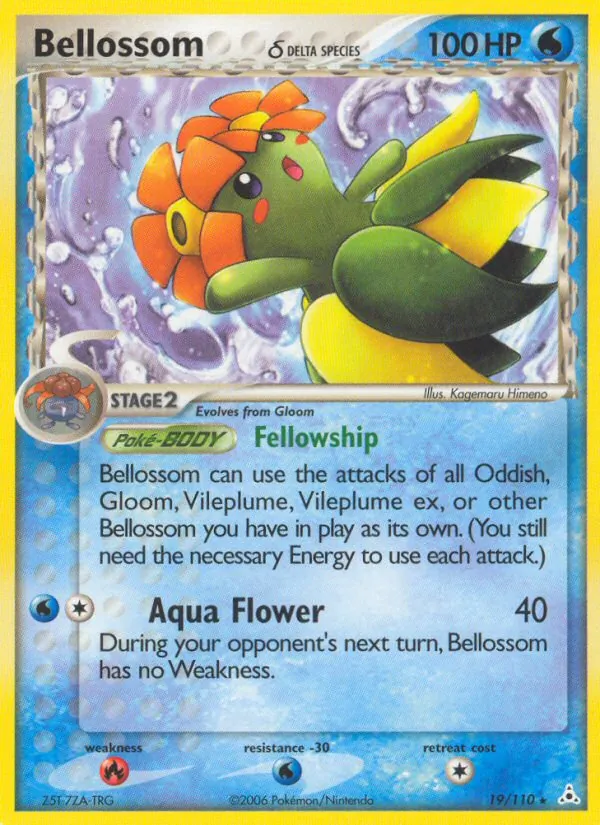 Bellossom δ #19 – Holon Phantoms card