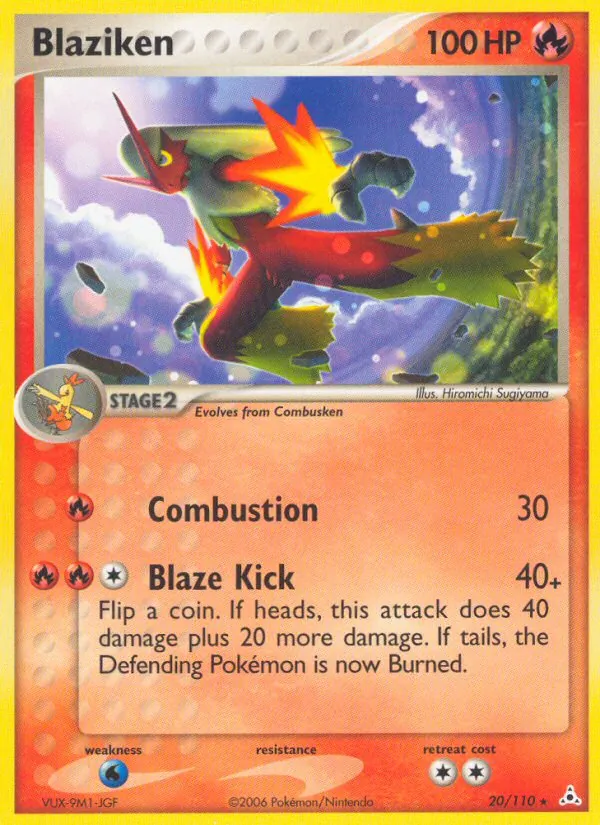Blaziken #20 – Holon Phantoms card