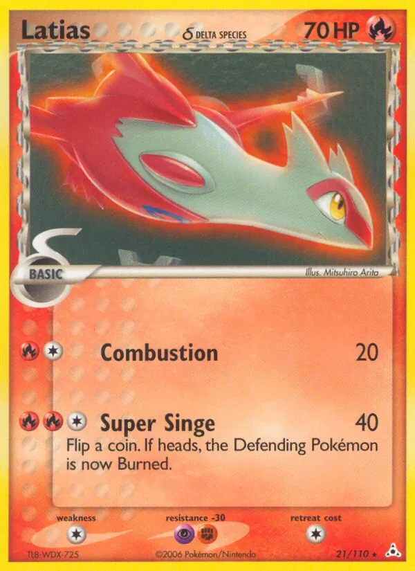 Latias δ #21 – Holon Phantoms card
