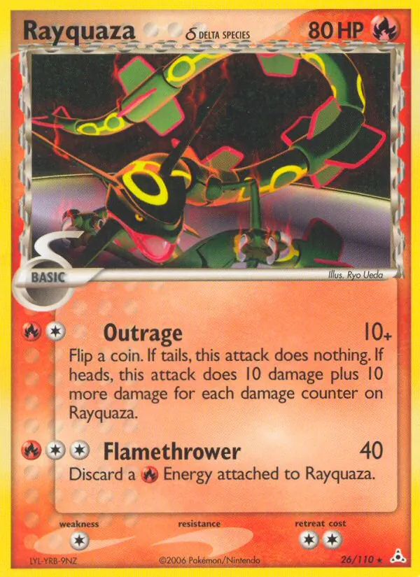 Rayquaza δ #26 – Holon Phantoms card