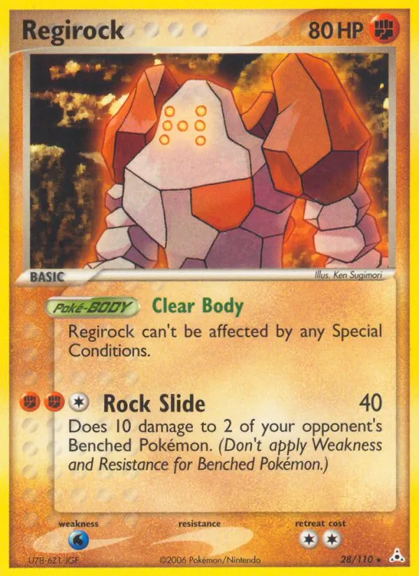Regirock #28 – Holon Phantoms card