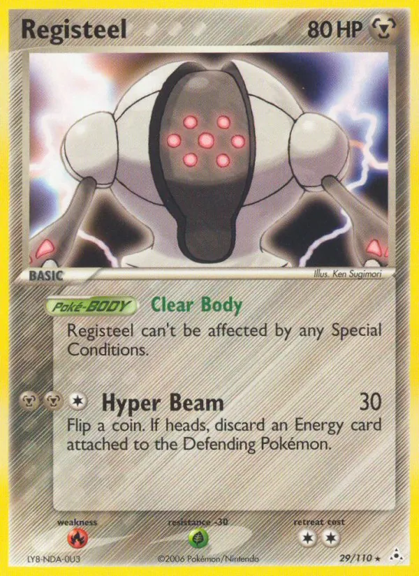 Registeel #29 – Holon Phantoms card