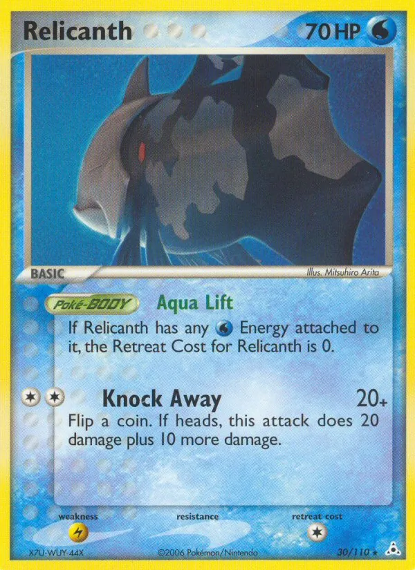 Relicanth #30 – Holon Phantoms card