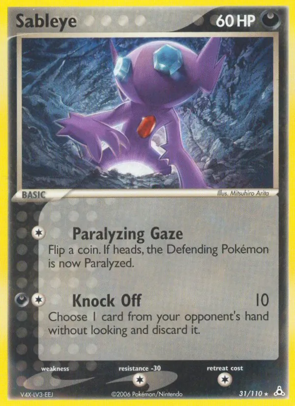 Sableye #31 – Holon Phantoms card