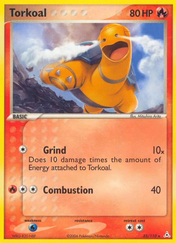 Torkoal #33 – Holon Phantoms card