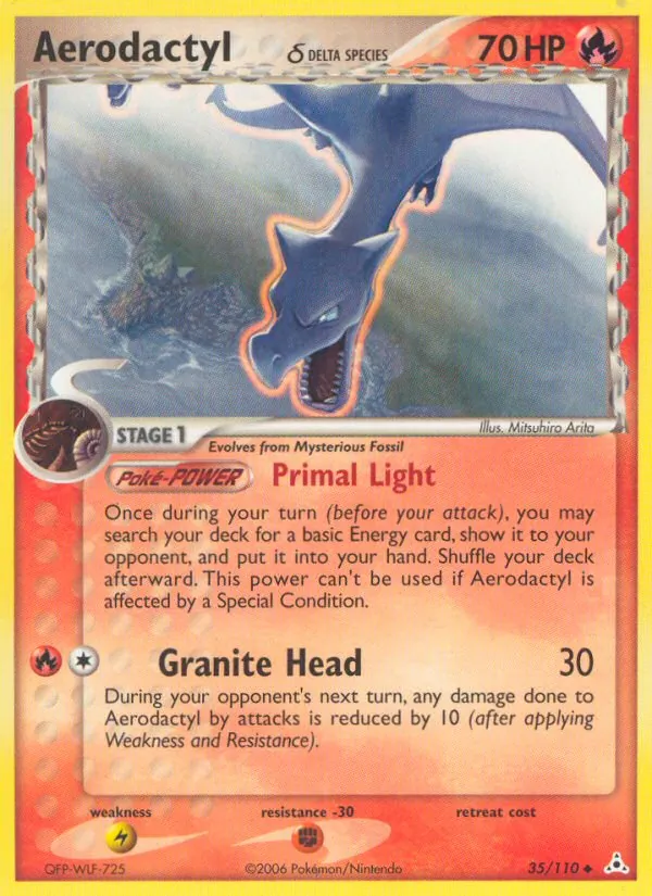 Aerodactyl δ #35 – Holon Phantoms card