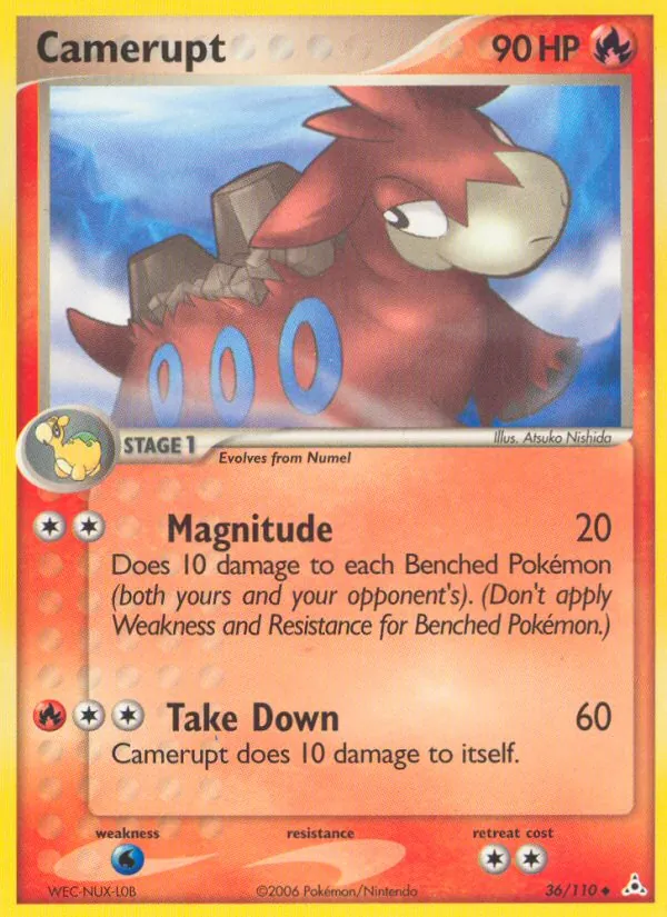 Camerupt #36 – Holon Phantoms card