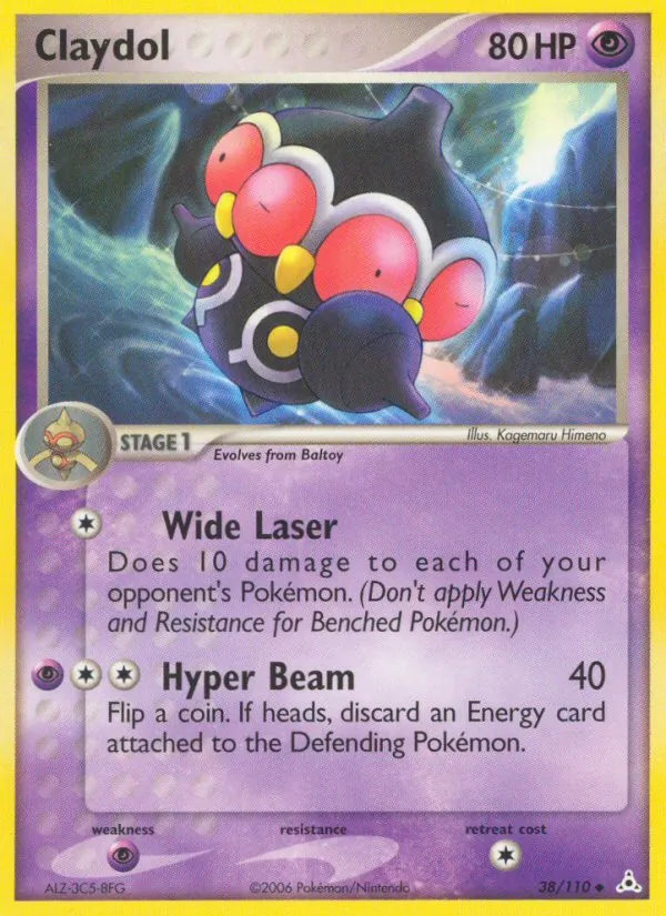 Claydol #38 – Holon Phantoms card