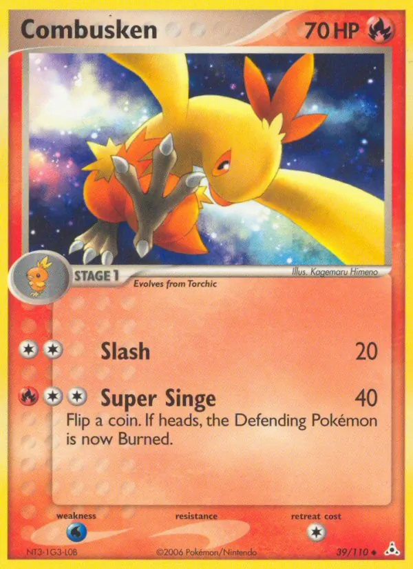 Combusken #39 – Holon Phantoms card