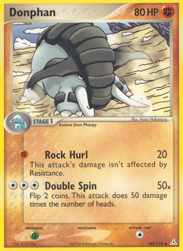 Donphan #40 – Holon Phantoms card