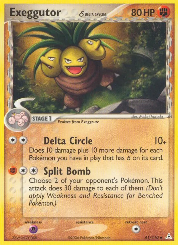 Exeggutor δ #41 – Holon Phantoms card