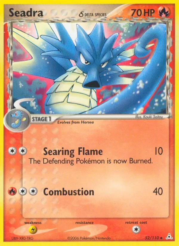 Seadra δ #52 – Holon Phantoms card