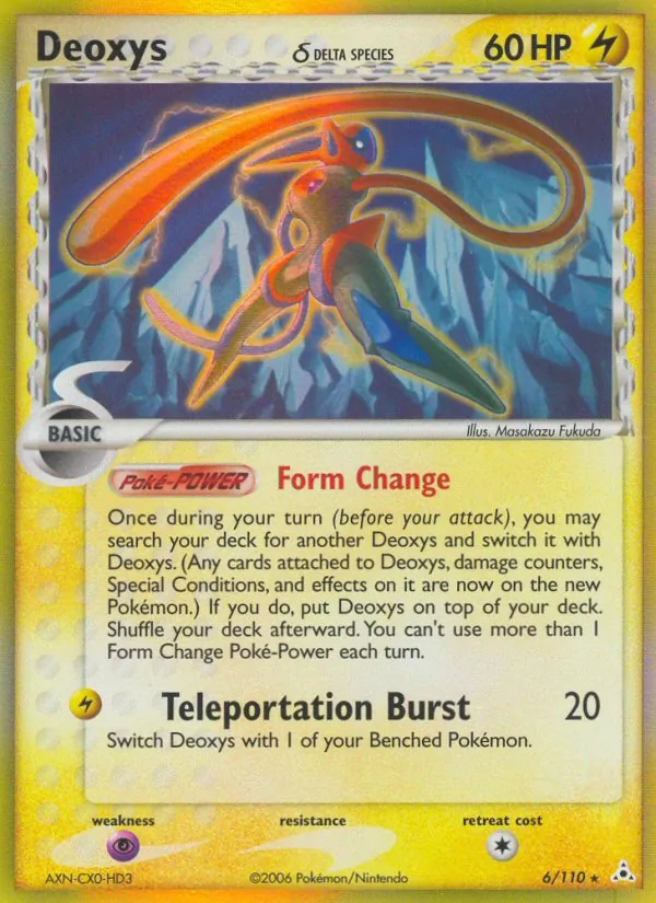 Deoxys δ #6 – Holon Phantoms card