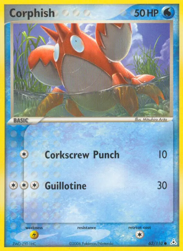 Corphish #62 – Holon Phantoms card