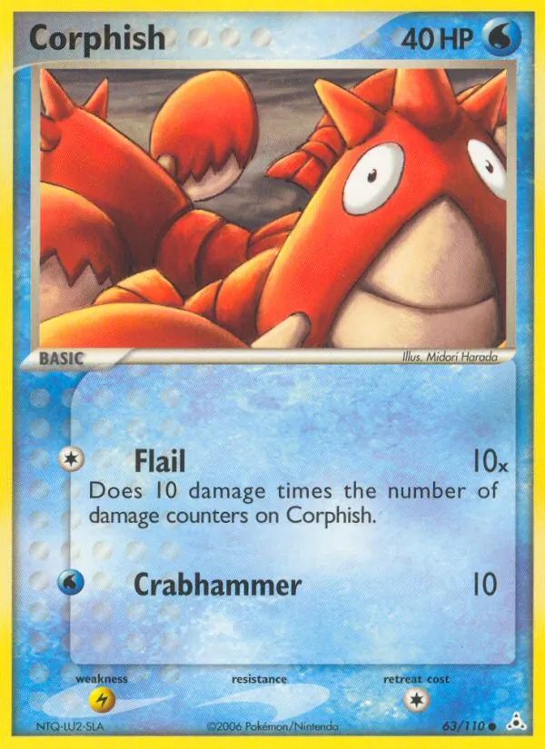 Corphish #63 – Holon Phantoms card