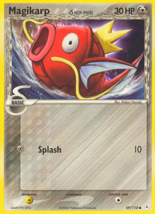 Magikarp δ #69 – Holon Phantoms card